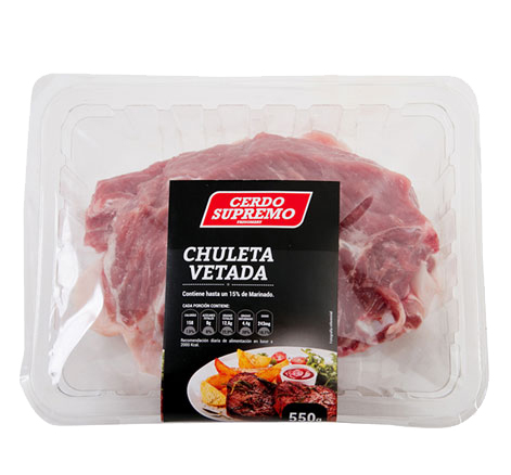 Chuleta Vetada Bandeja 550gr